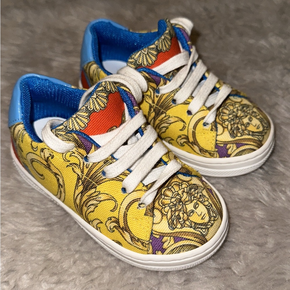 Versace Kids Sneakers - Yellow, Blue, Red